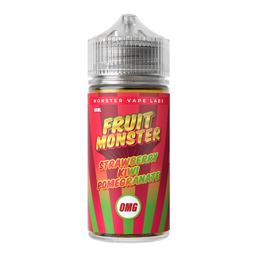 Strawberry Kiwi Pomegranate MONSTER LABS Fruit Monster ZERO Nicotine 100ml for Wholesale