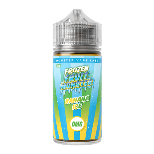 Banana Ice MONSTER LABS Frozen Fruit Monster ZERO Nicotine 100ml for Wholesale
