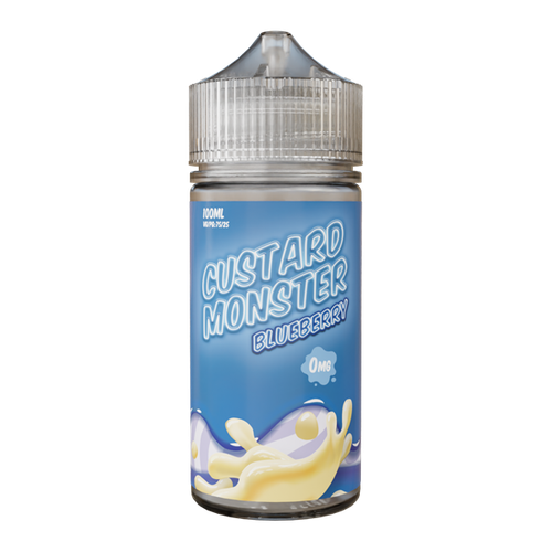Blueberry MONSTER LABS Custard Monster ZERO Nicotine 100ml for Wholesale