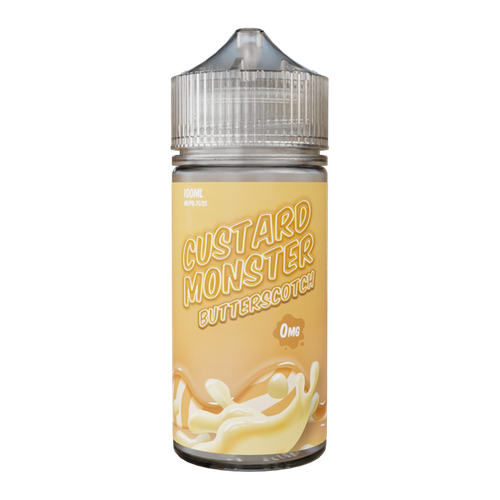 Butterscotch MONSTER LABS Custard Monster ZERO Nicotine 100ml for Wholesale