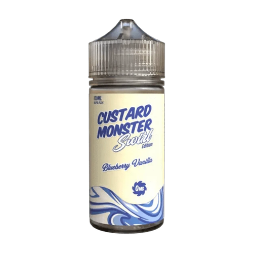 Blueberry Vanilla Custard Monster Swirl Edition eJuice by Monster Labs Zero Nicotine 100ml for Wholesale