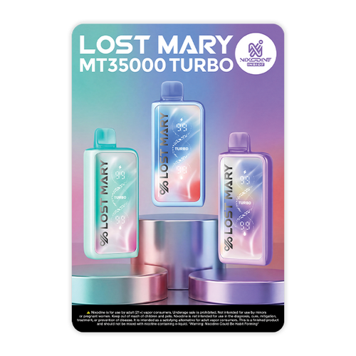 LOST MARY MT35000 Turbo Nixodine Window Sticker