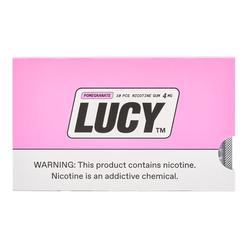 Pomegranate LUCY Nicotine Gum 4mg for Wholesale