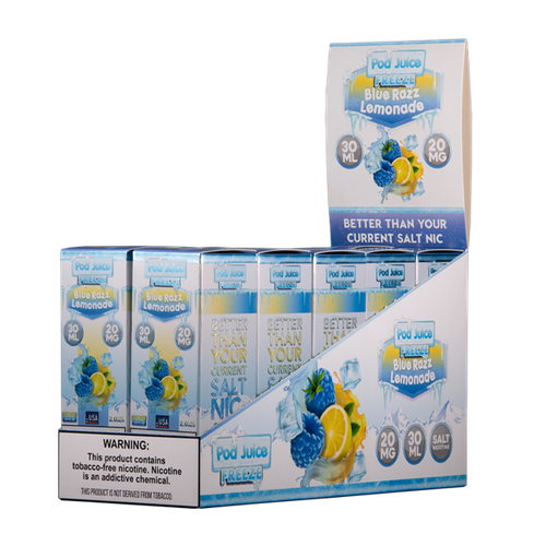 Wholesale Blue Razz Lemonade Freeze Pod Juice 10 pack