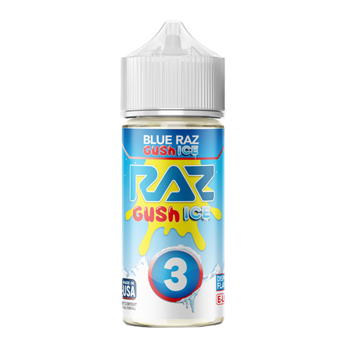 Blue Razz Gush Ice RAZ X POD JUICE Nixodine 100ml GUSH ICE EDITION 3 for Wholesale