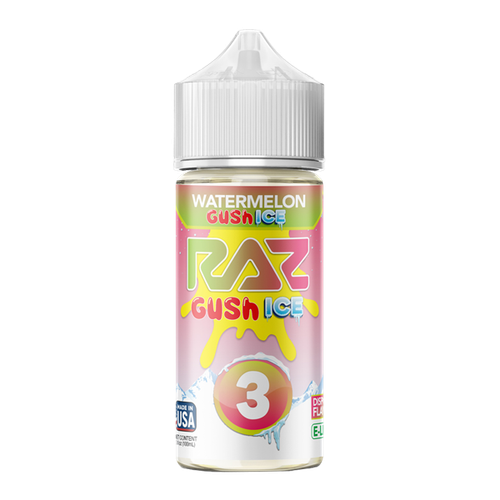 Watermelon Gush Ice RAZ X POD JUICE Nixodine 100ml GUSH ICE 3 for Wholesale