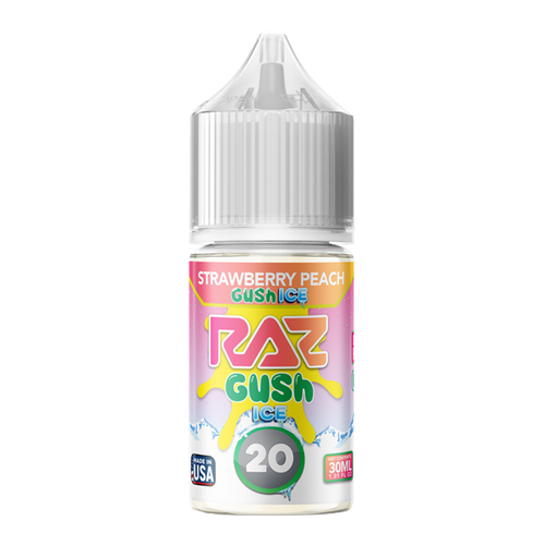 Strawberry Peach Gush Nixodine 30ml RAZ X POD JUICE 20 for Wholesale