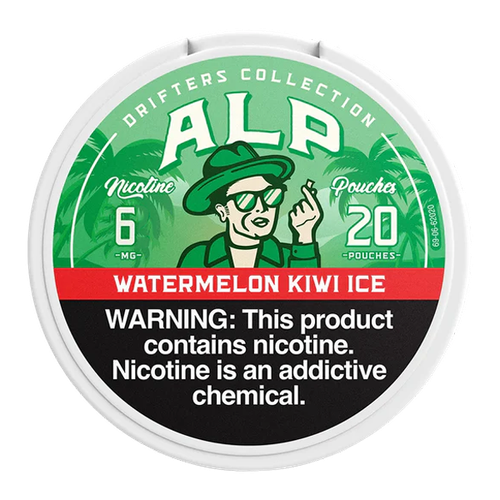 Watermelon Kiwi Ice Alp Drifter Pouches 6mg for wholesale