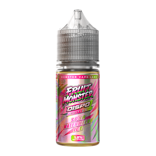 Sour Watermelon Ice Fruit Monster Salts (Dispo Edition) 1.2% for Wholesale