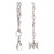 Browse our supply of wholesale necklace chains, seen in the silver metal material