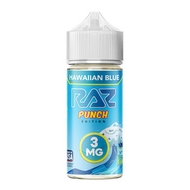 honolulu blue vape Hawaiian RAZ X POD JUICE 100ml PUNCH EDITION ORIN Vuse Alto Silicone disposable vape device Strength:20MG (PROV-TAX)