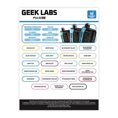 GEEK LABS Pulse X 50K Nixodine Lamination