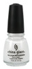 China Glaze Nail Polish Lacquer Snow - .5oz