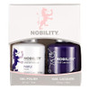 LeChat Nobility Gel Polish & Nail Lacquer Duo Set Purple - .5 oz / 15 ml