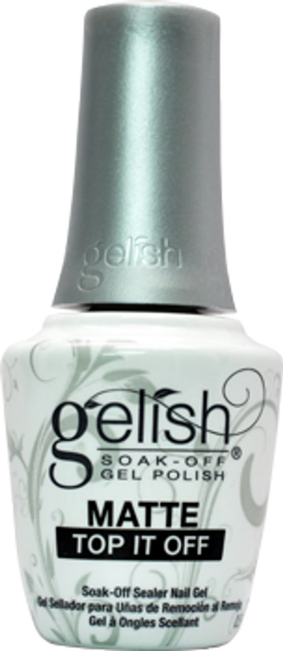 Gelish Soak Matte Top It Off Sealer Gel Nail Polish - 0.5 Oz