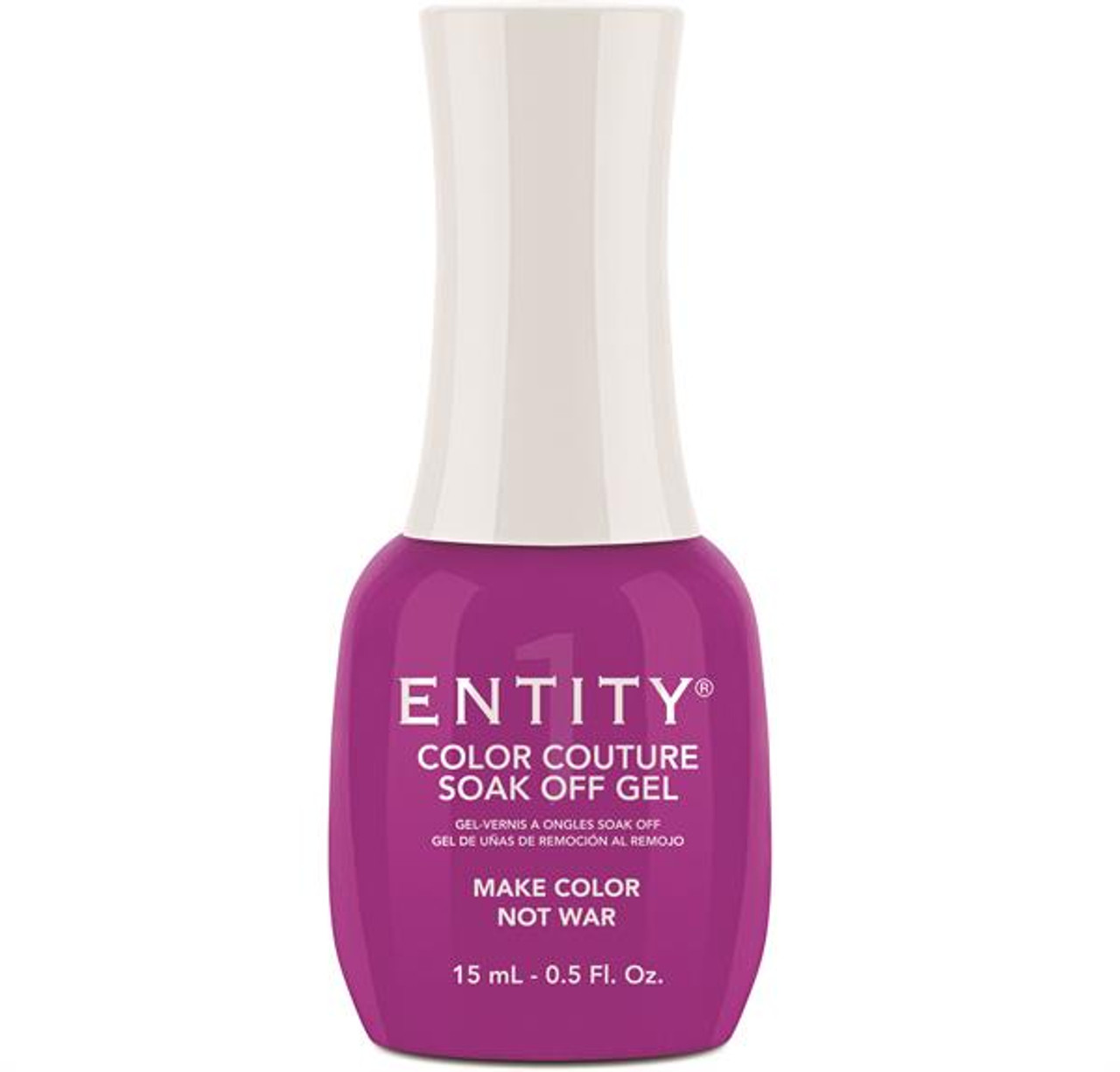Entity Color Couture Soak Off Gel MAKE COLOR NOT WAR - 15 mL / .5 fl oz