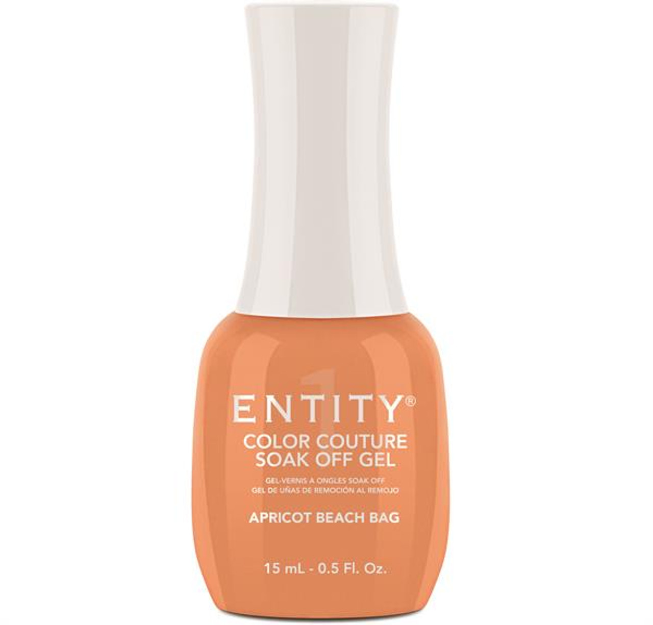 Entity Color Couture Soak Off Gel APRICOT BEACH BAG - 15 mL / .5 fl oz