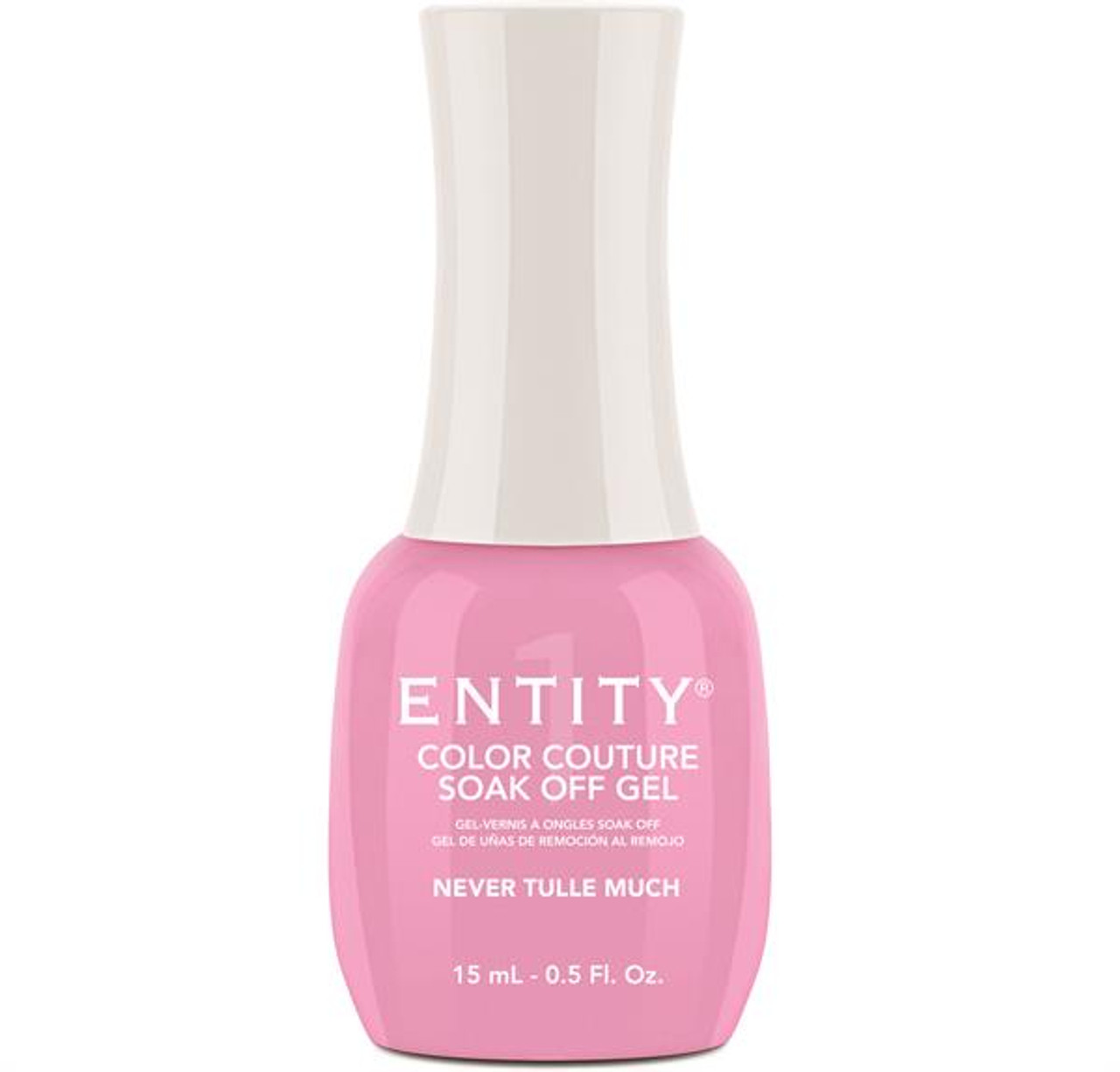 Entity Color Couture Soak Off Gel NEVER TULLE MUCH - 15 mL / .5 fl oz