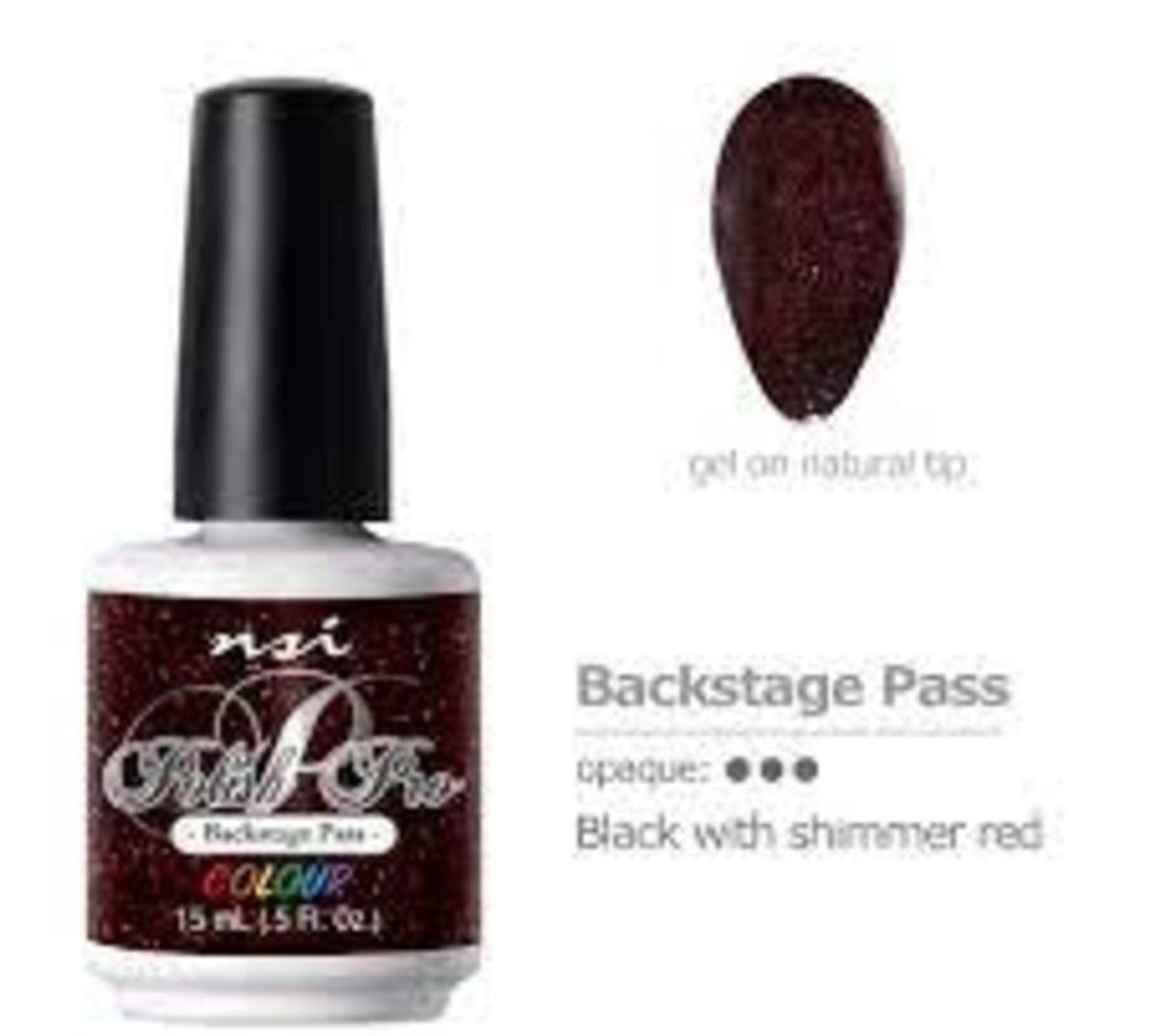 NSI Polish Pro Backstage Pass  - 15 mL (.5 Fl. Oz.)