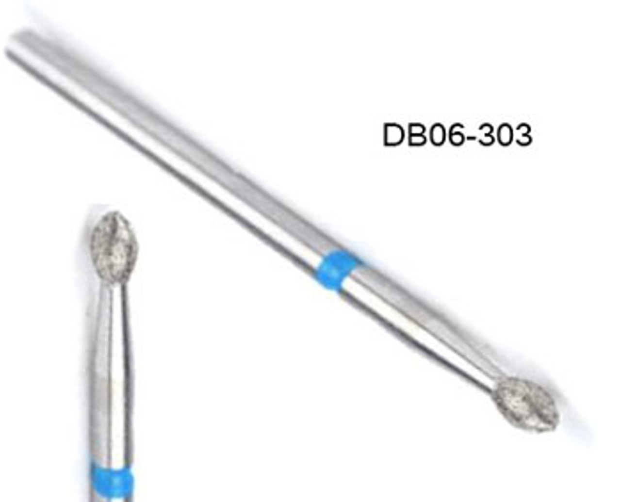 NDi beauty Diamond Carbide Bit Football Shape - 3/32 - DB06