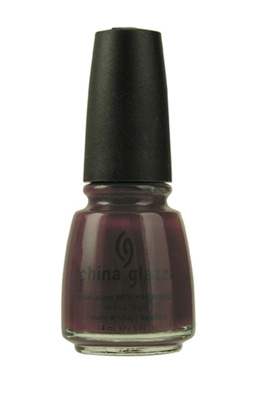 China Glaze Nail Polish Lacquer Eggplant VIII - .5oz