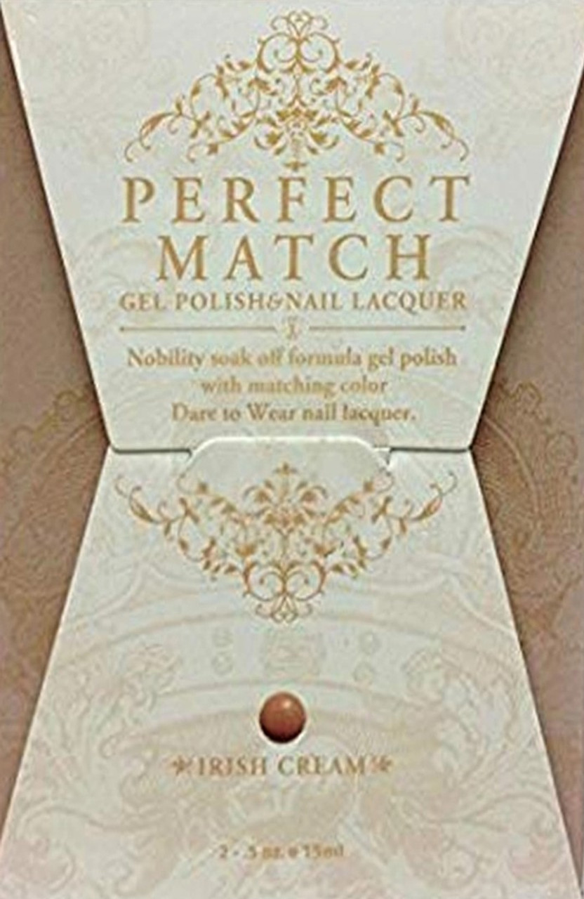 LeChat Perfect Match Gel Polish & Nail Lacquer Irish Cream - .5oz