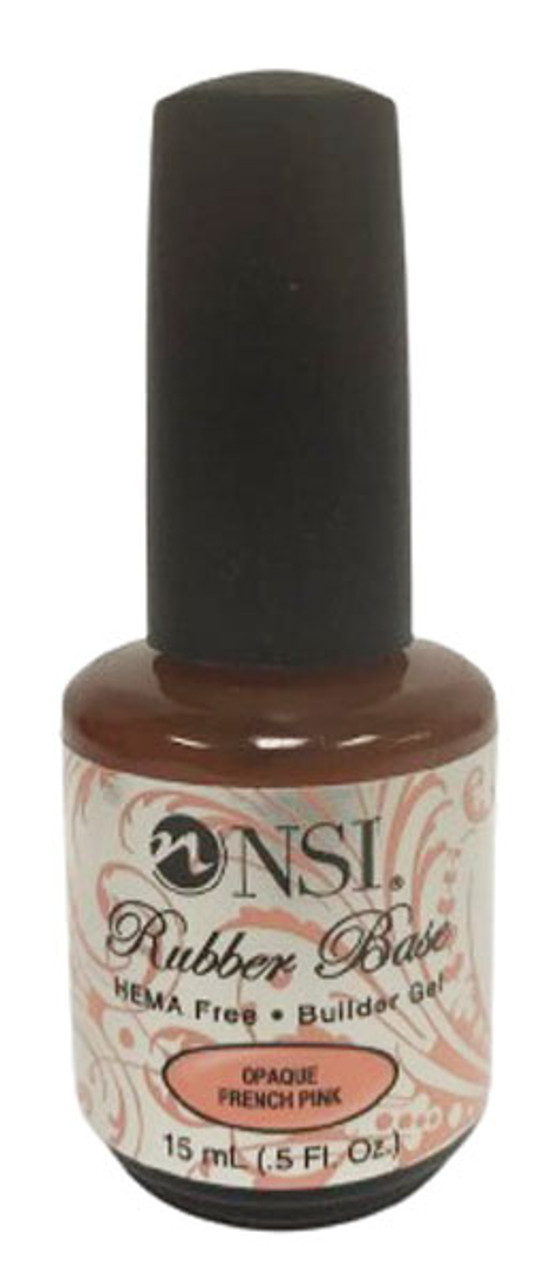 NSI Rubber Base Opaque French Pink - .5 oz (15 mL)