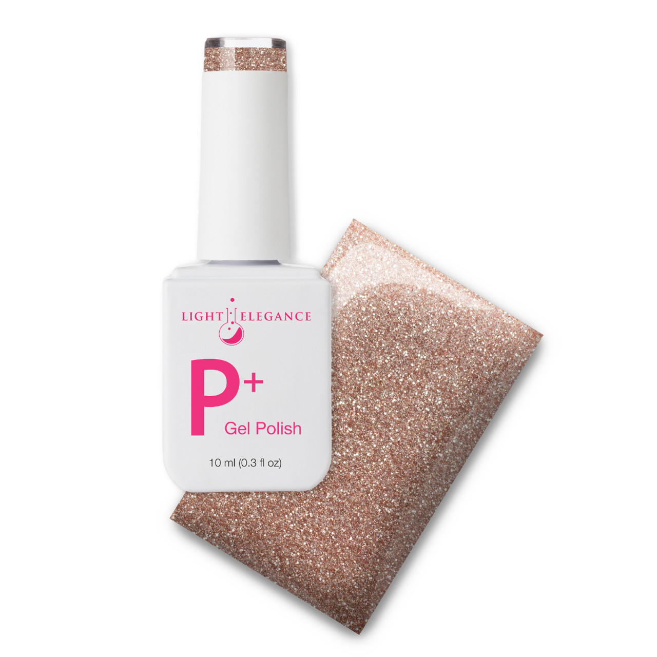 Light Elegance P+ Glitter Gel Polish Pints & Quartz - 10 ml