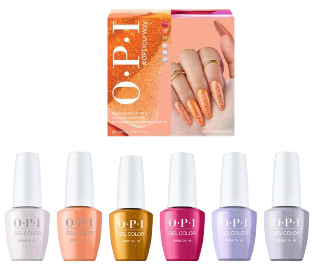 OPI GelColor  Spring 2024 Your Way Collection ADD-ON Kit # 1
