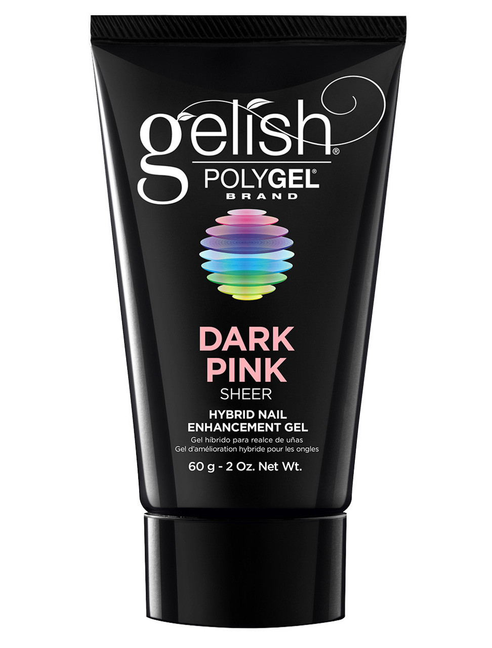 Gelish POLYGEL Nail Enhancement Dark Pink - 2 oz / 60 g **No Box