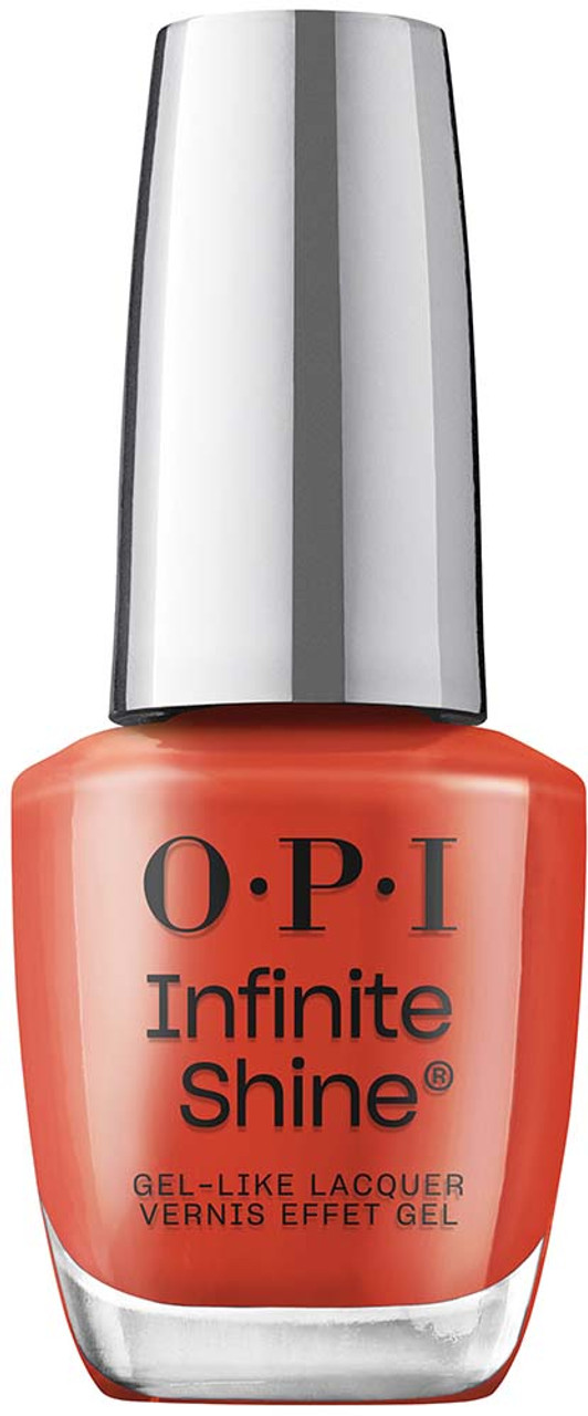 OPI Infinite Shine Knock 'Em Red - .5 Oz / 15 mL