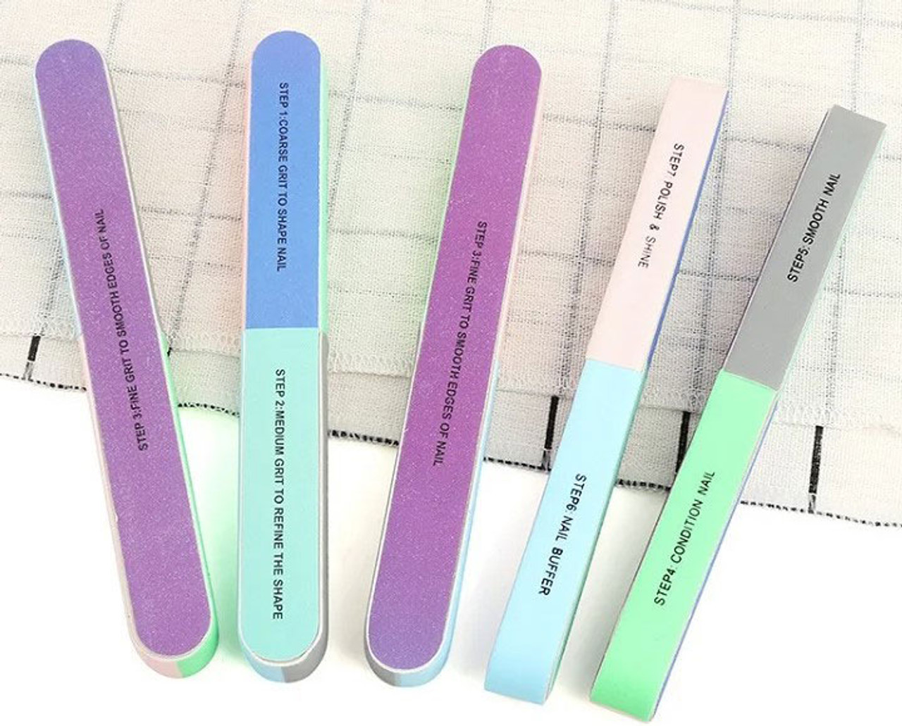 NDi beauty Shiny Finger File 7 Sides - Each