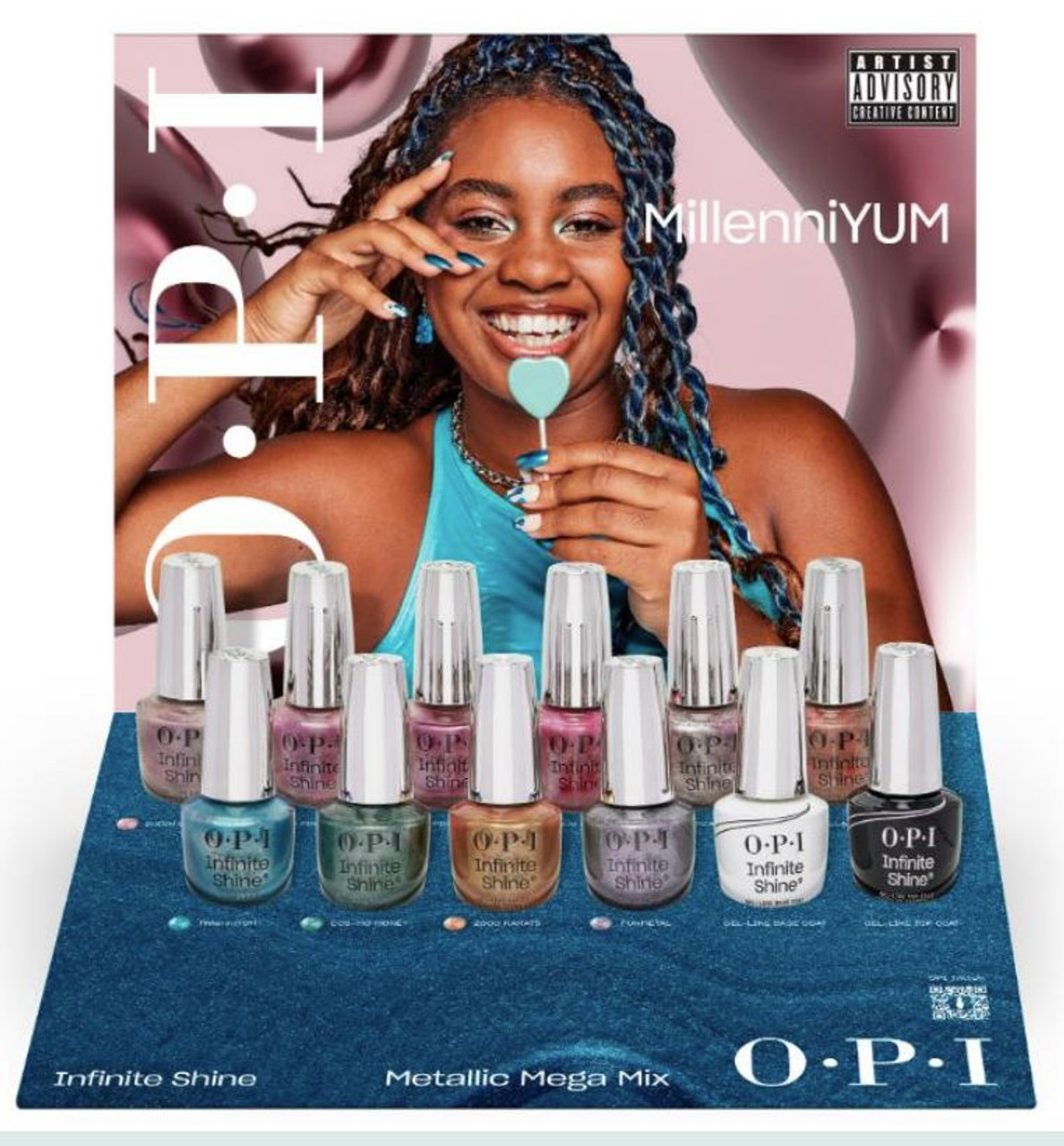 OPI Infinite Shine Fall 2024 Metallic Mega Mix Collection - 12PC***NO DISPLAY