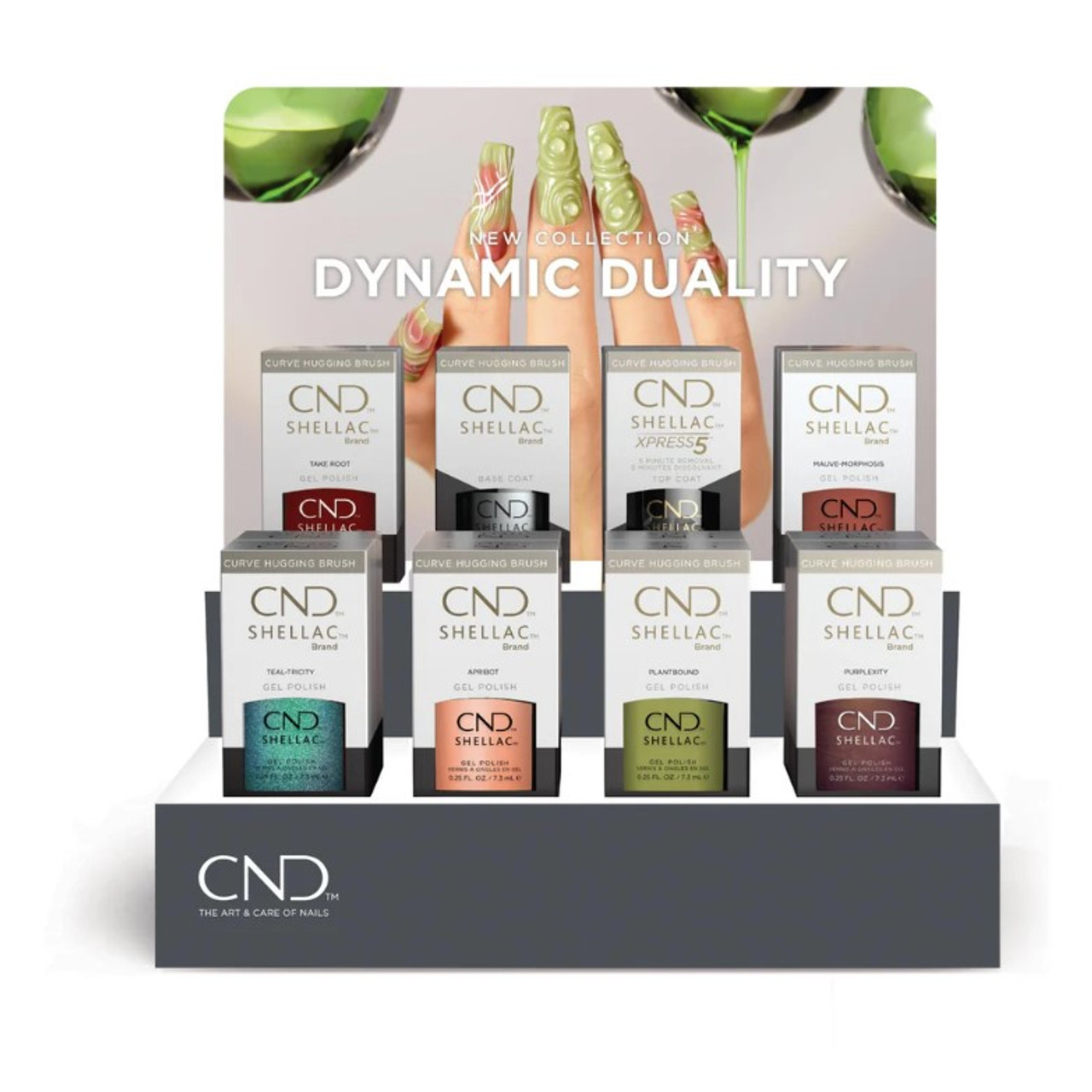 CND Shellac Gel Polish Dynamic Duality Fall 2024 Collection - 6 PC No Display