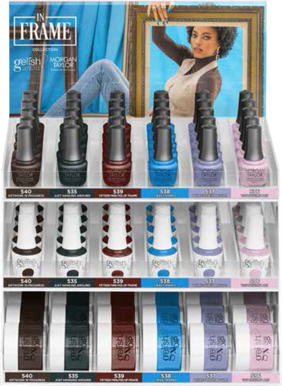 Gelish & Morgan Taylor In Frame collection for Fall 2024