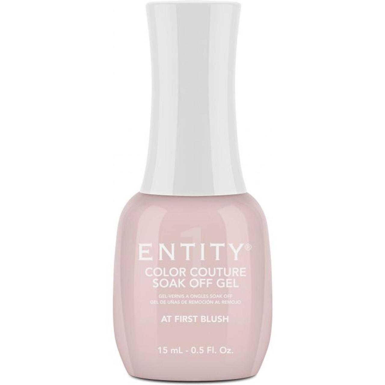 Entity Color Couture Soak Off Gel AT FIRST BLUSH - 15 mL / .5 fl oz