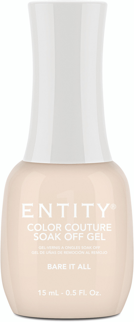 Entity Color Couture Soak Off Gel BARE IT ALL - 15 mL / .5 fl oz