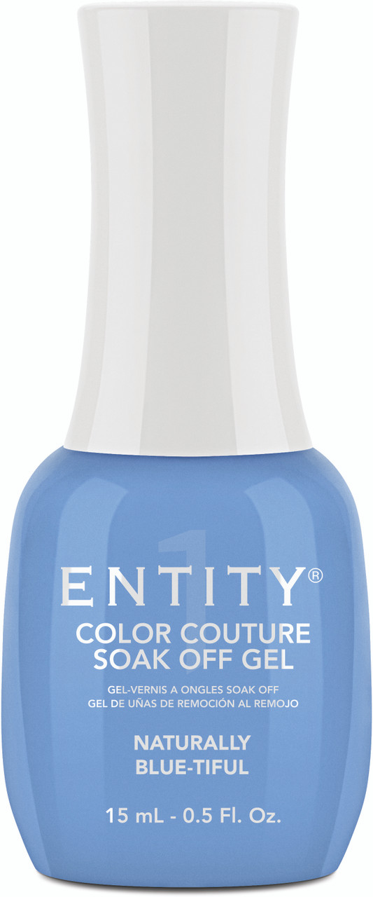 Entity Color Couture Soak Off Gel NATURALLY BLUE-TIFUL - 15 mL / .5 fl oz