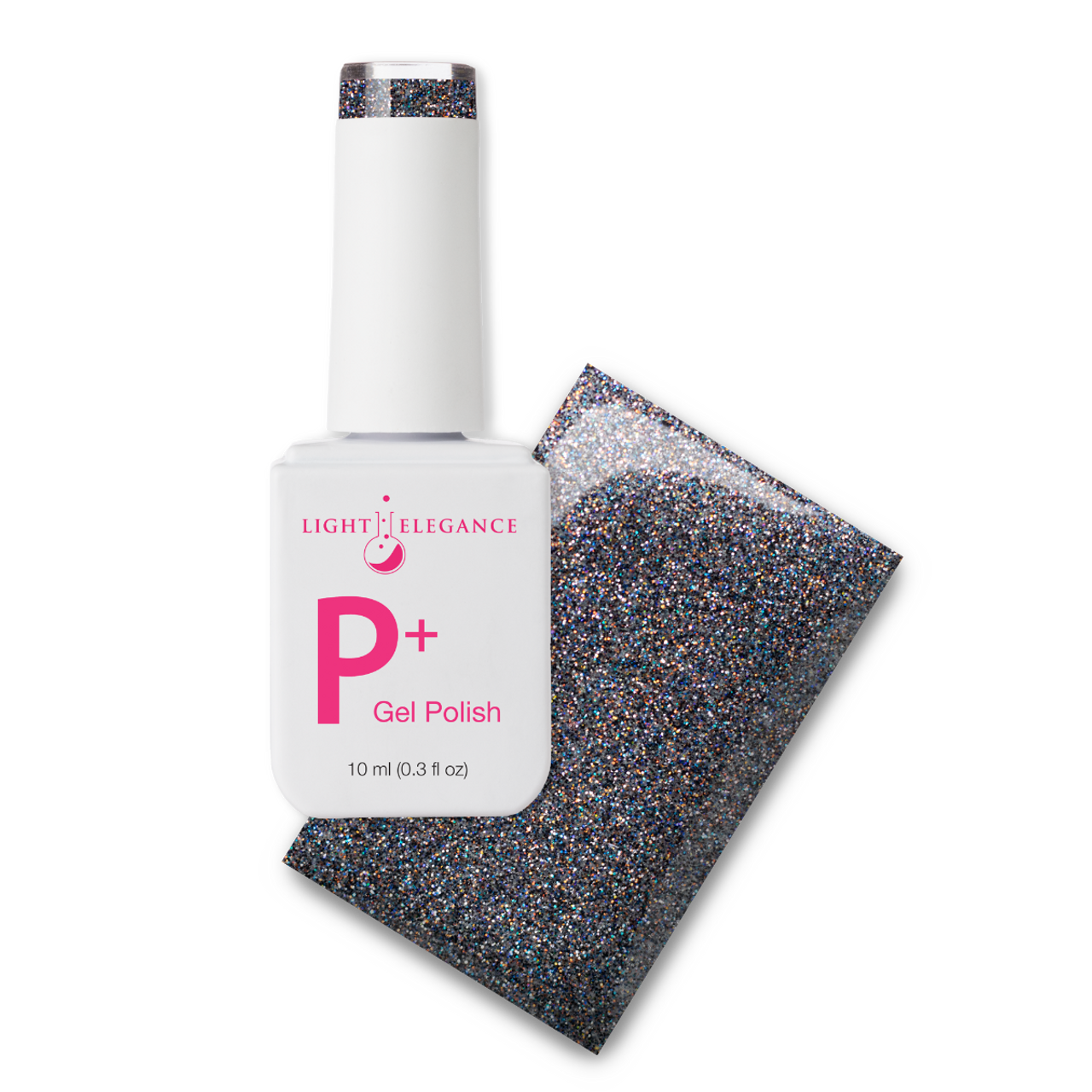 Light Elegance P+ Glitter Gel Polish Midnight Melancholy - 10 ml