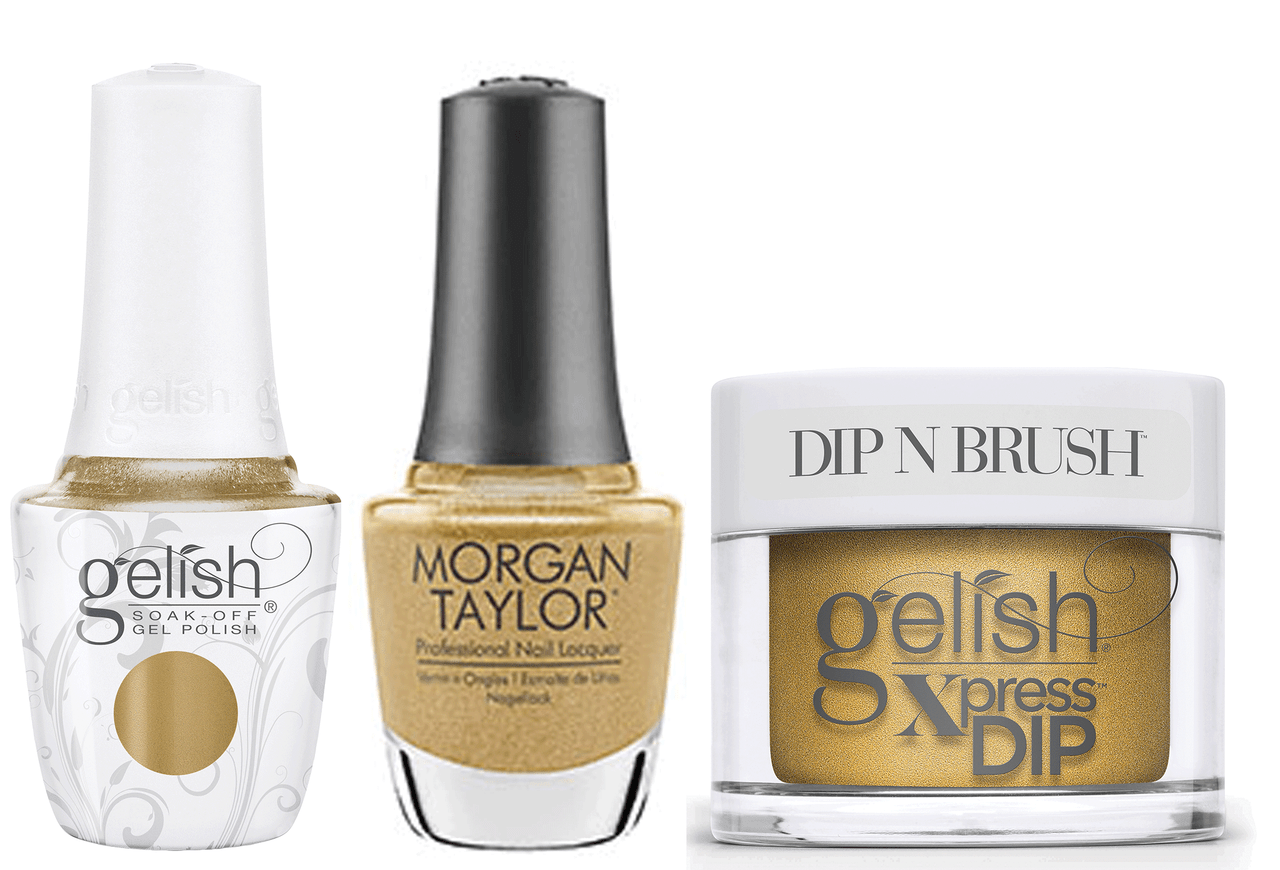 Gelish TRIO Of A Kind A Fuzzy Feeling Holiday/Winter 2024 Collection (Gel & Lacquer & Dip)