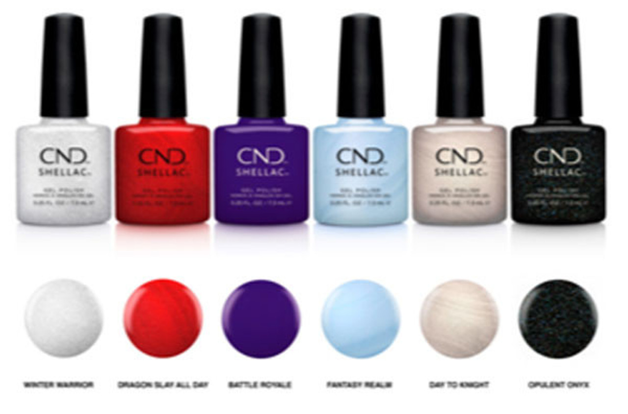 CND Shellac & Vinylux Queen-Tessential Holiday/Winter 2024 Prepack - 12 PC