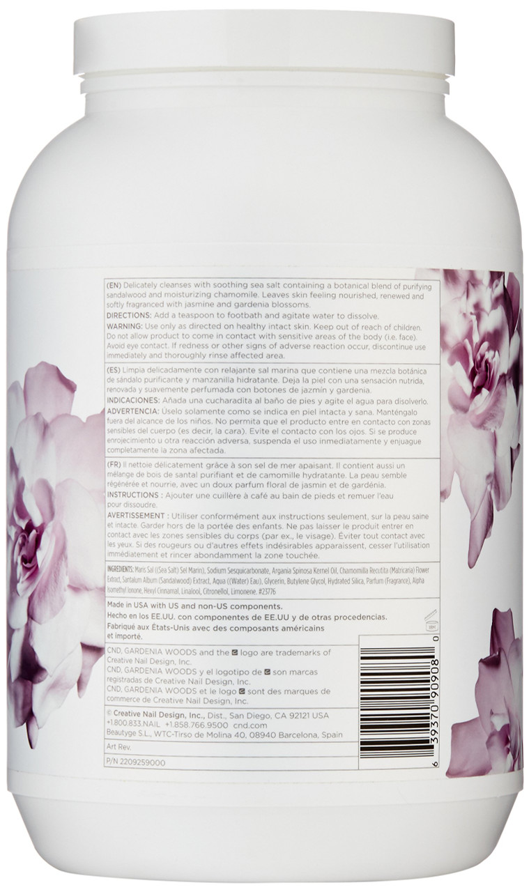 CND Spa Gardenia Woods Soak - 118.8 oz