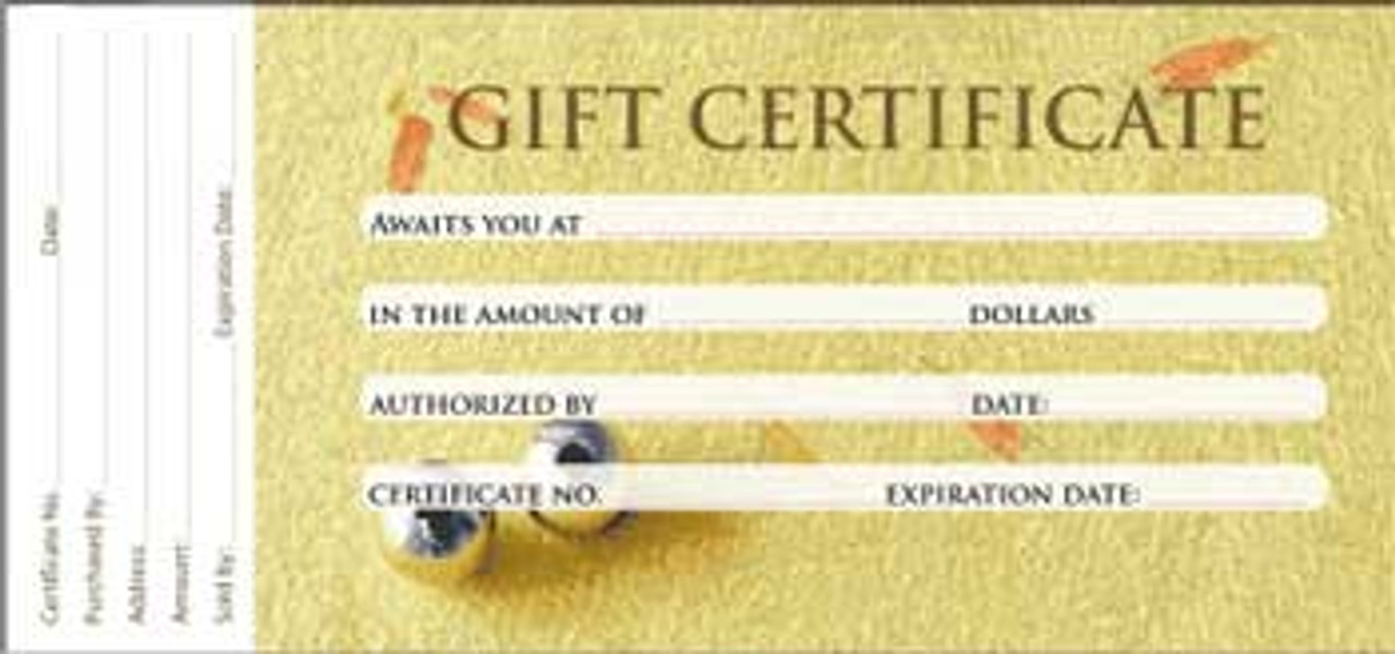 Gift Certificate - 50ct / Design SILVER (GC105)