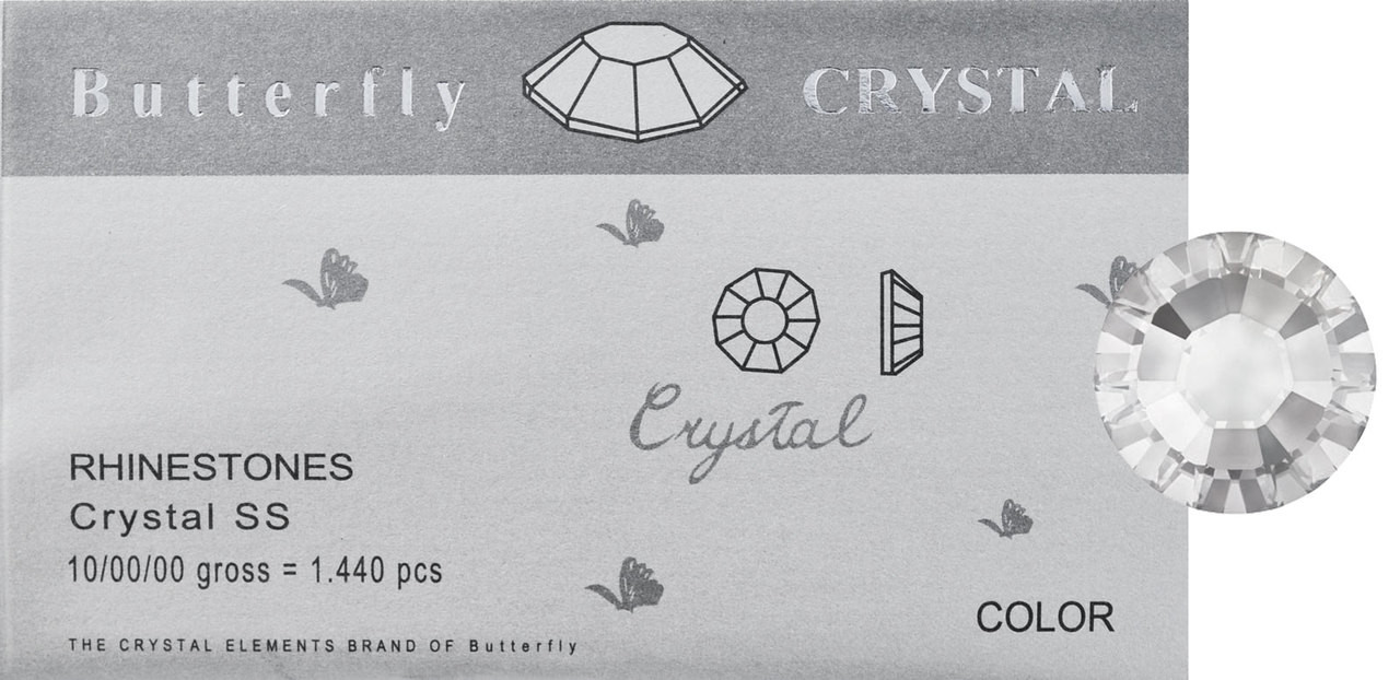 Butterfly SS6 Crystal Rhinestones - 1440ct