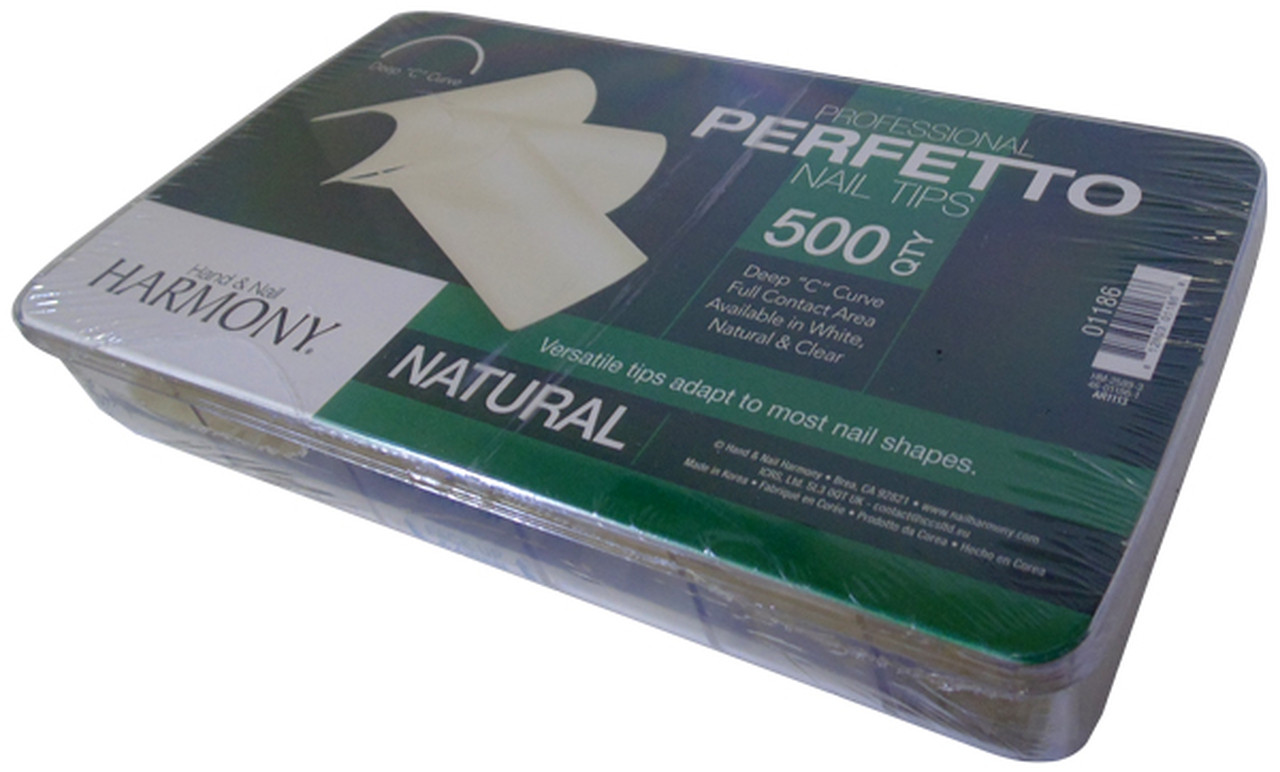 Hand & Nail Harmony Professional PERFETTO NAIL TIPS  - Natural