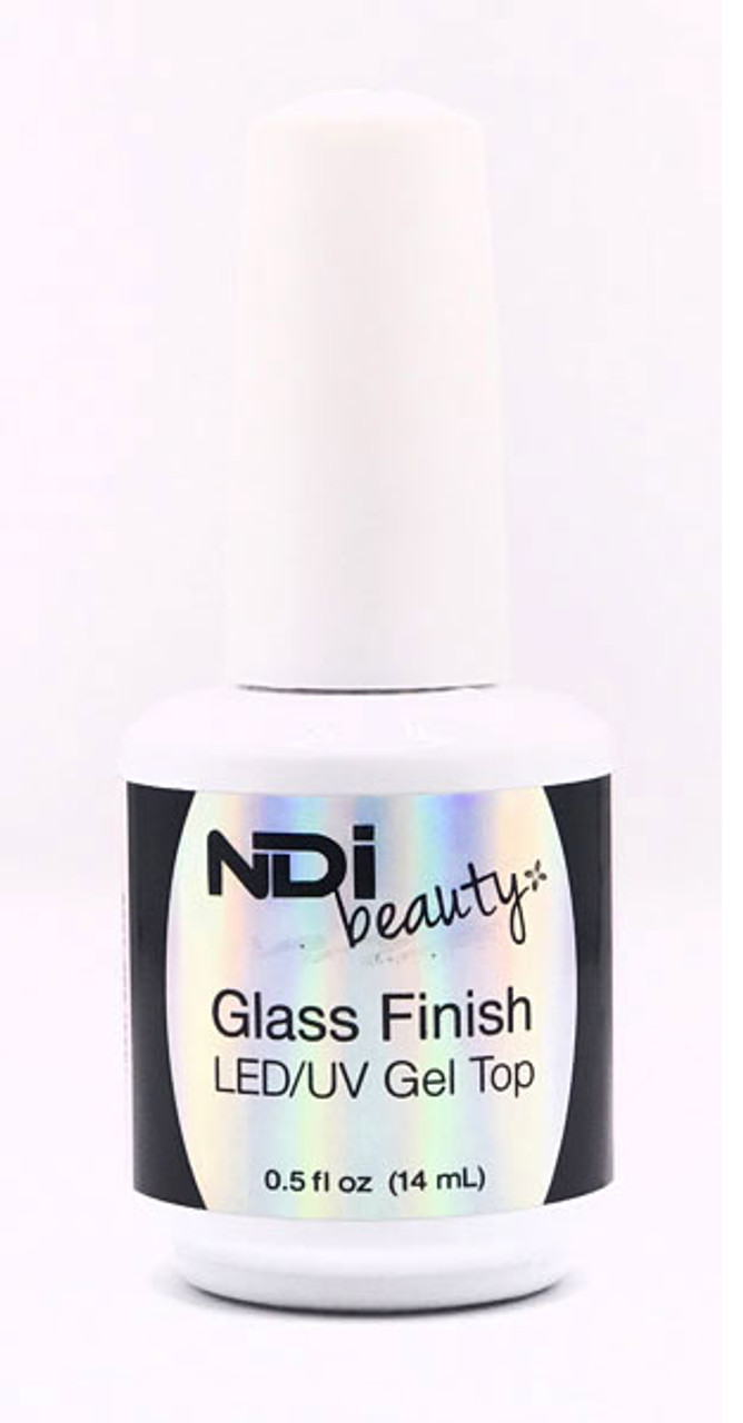 NDi beauty Glass Finish LED/UV No Wipe Gel Top - .5 oz