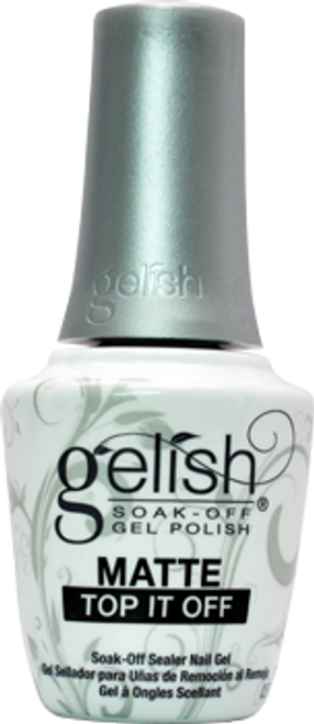 Gelish Soak Matte Top It Off Sealer Gel Nail Polish - 0.5 Oz