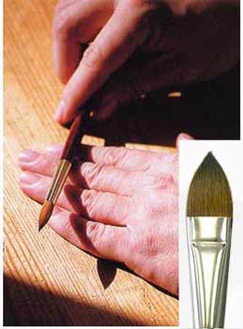 Master Kolinsky Nail Brush - Filbert # 10