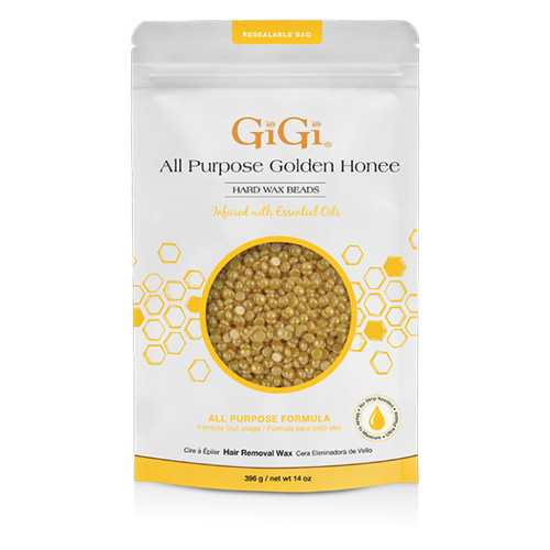 GiGi All Purpose Golden Honee Hard Wax Beads - 396 g / 14 oz