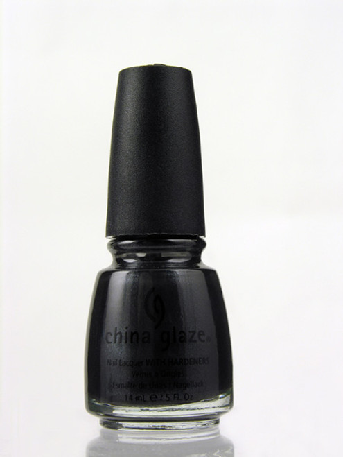 China Glaze Nail Polish Lacquer Black Diamond - .5oz